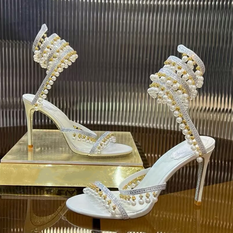 Luxury Rhinestones Pearls Tass - Wedding Fx ulasan dan harga