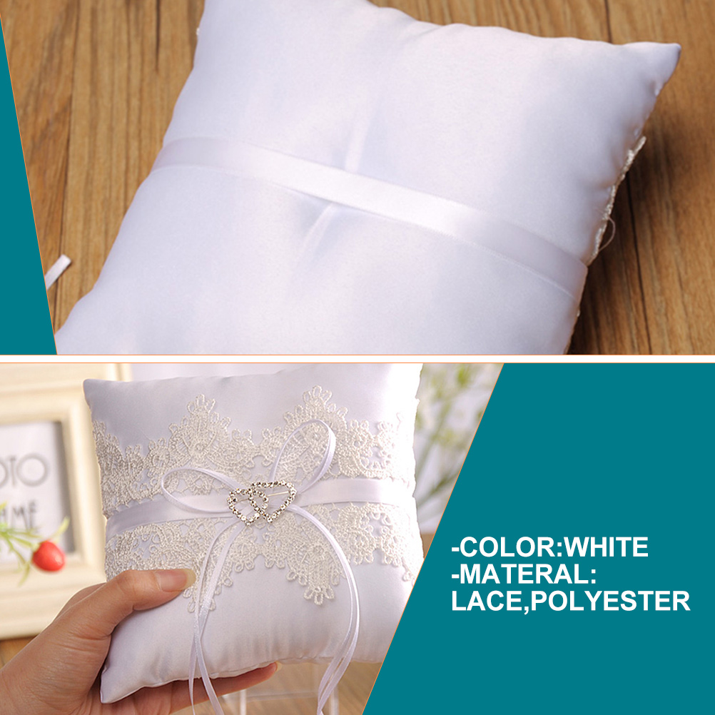 Lace Ring Pillow Club Decorati - Ring Bearer Pillow ulasan dan harga