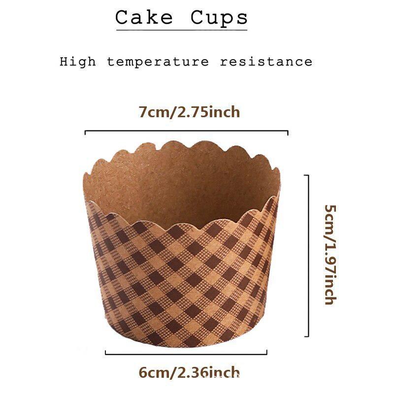 50Pcs/Pack Cupcake Paper Cups  - Wedding Cake Supply ulasan dan harga