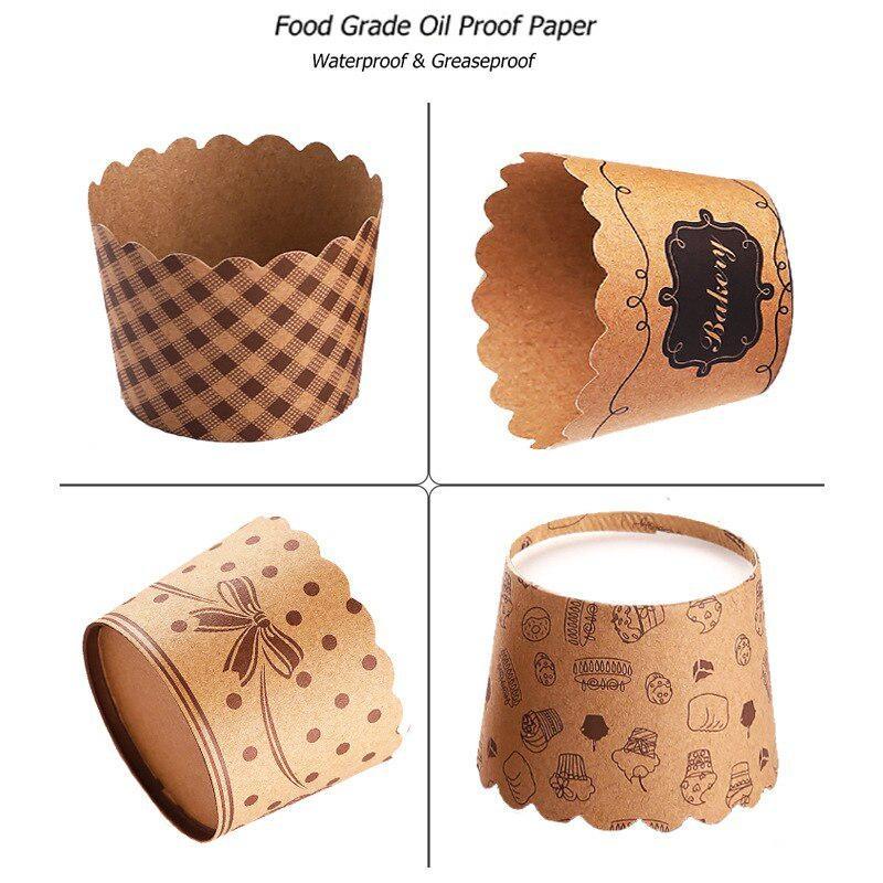 50Pcs/Pack Cupcake Paper Cups  - Wedding Cake Supply ulasan dan harga