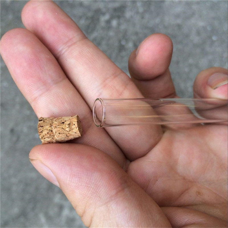 200pcs 10x75mm Transparent Gla - Wedding Zoo ulasan dan harga