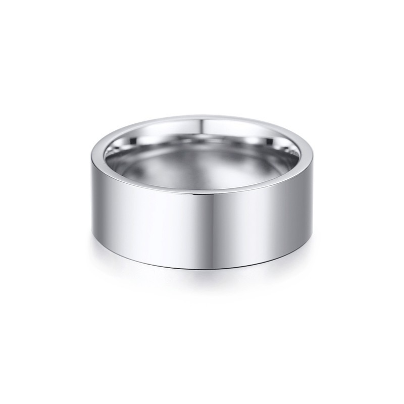 Vnox 8mm Classic Plain Ring fo - Wedding Zone ulasan dan harga
