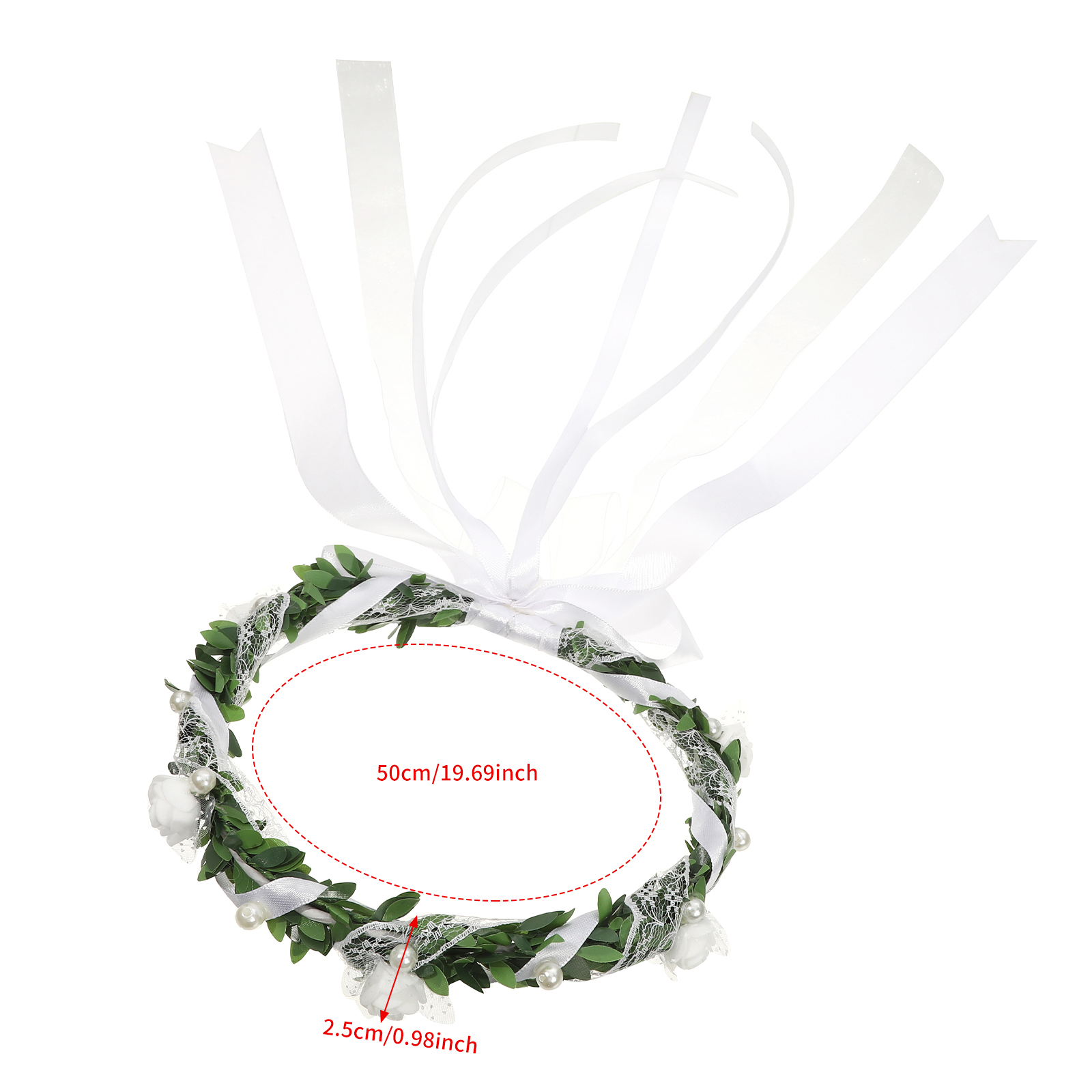 AWAYTR Girl Flower Wreath Hair - Wedding Arch Flower ulasan dan harga