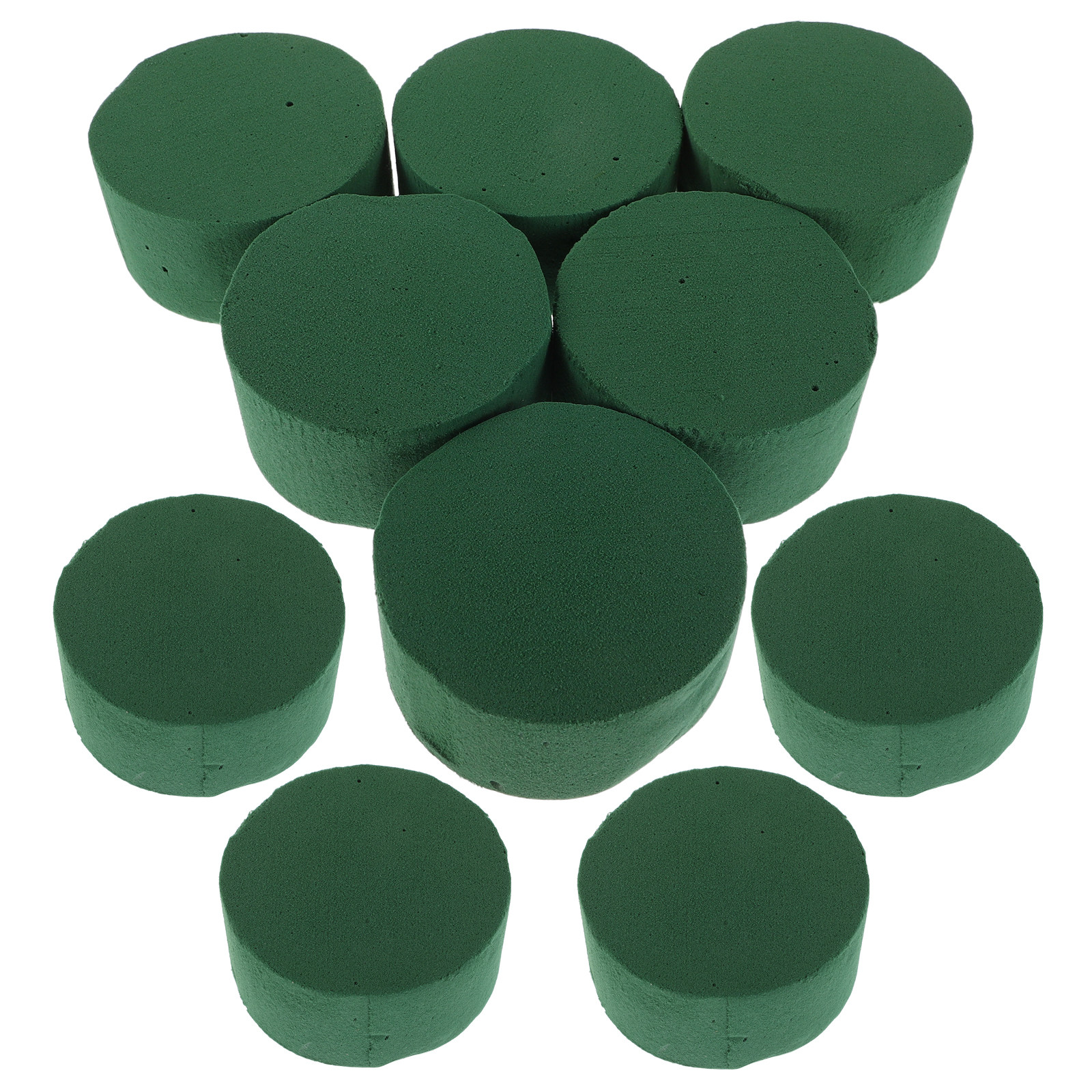 10Pcs Green Floral Foam Round  - Wedding Support ulasan dan harga