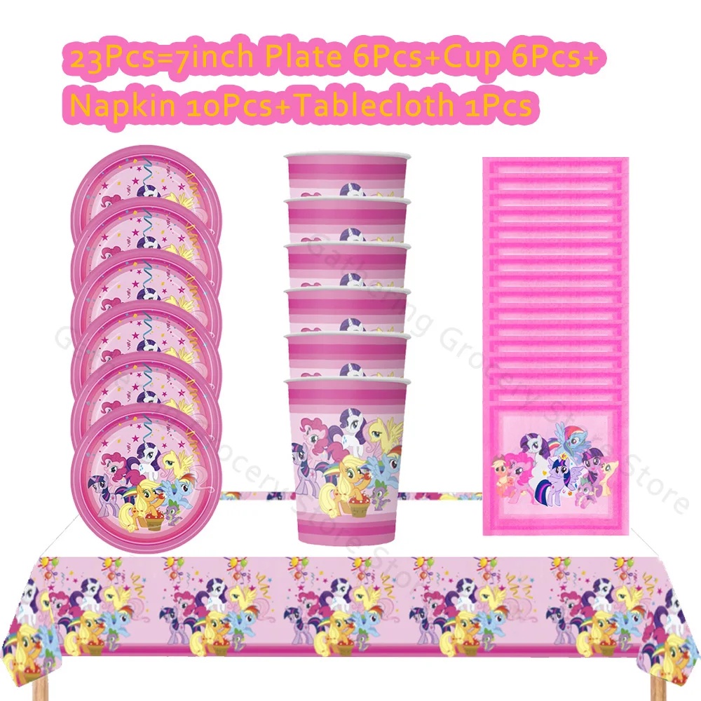 Pink Pony Princess Theme Happy - Good Supply Wedding Cake ulasan dan harga