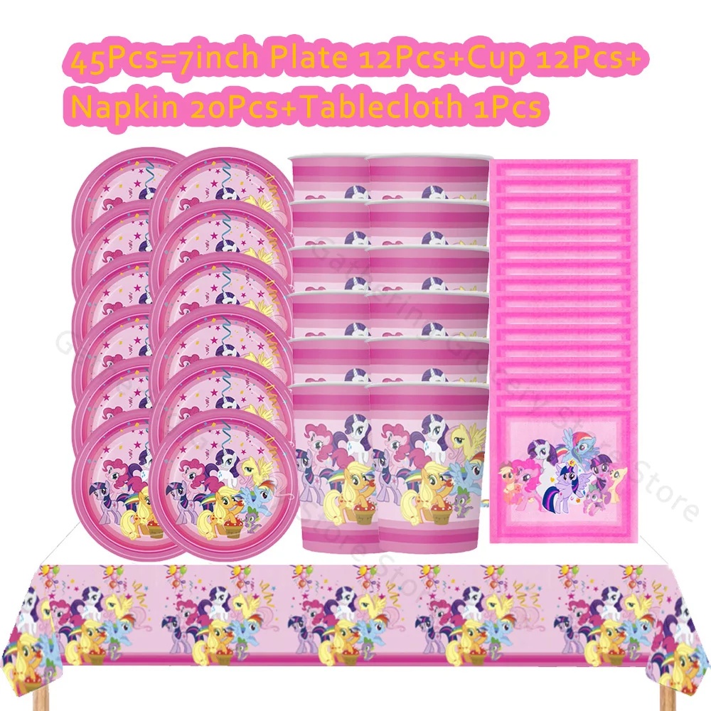 Pink Pony Princess Theme Happy - Good Supply Wedding Cake ulasan dan harga