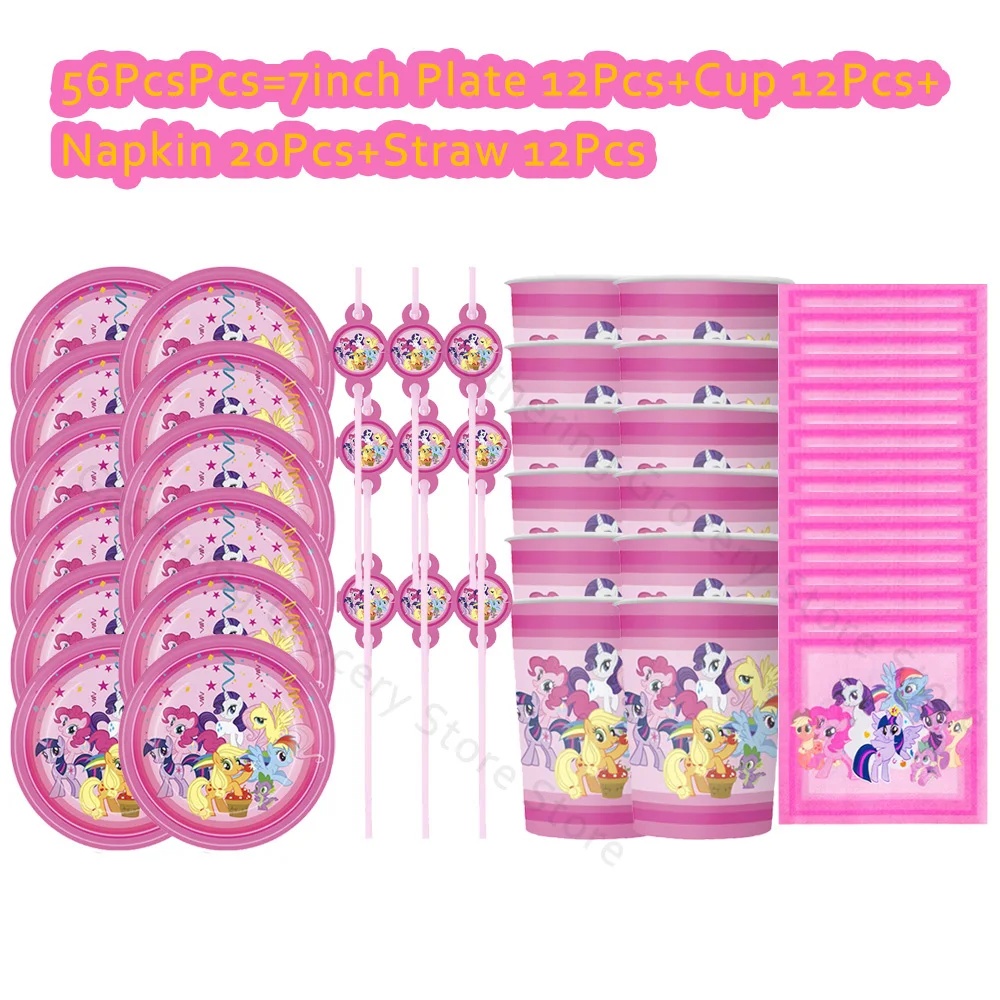 Pink Pony Princess Theme Happy - Good Supply Wedding Cake ulasan dan harga