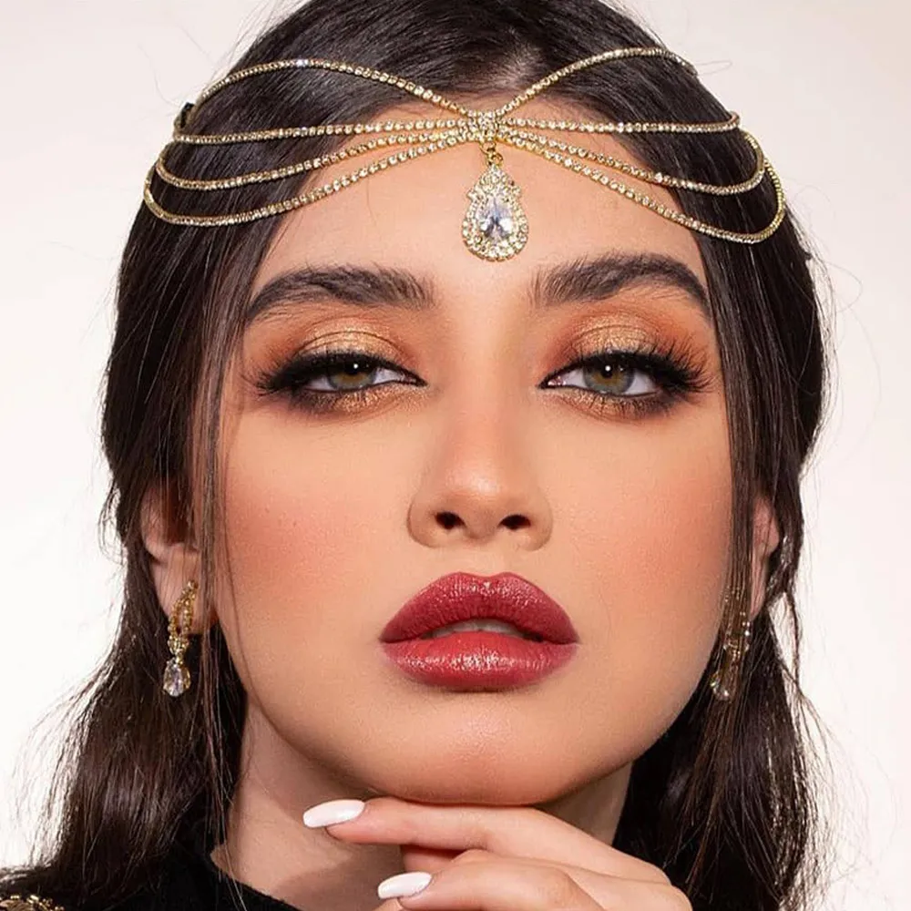 XSBODY Boho Bridal Rhinestone  - Indian Wedding Supply ulasan dan harga