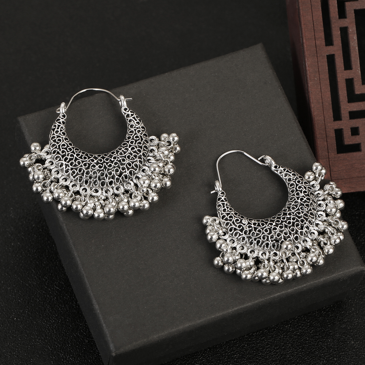 Retro Boho Silver Color Tassel - Indian Wedding Supply ulasan dan harga