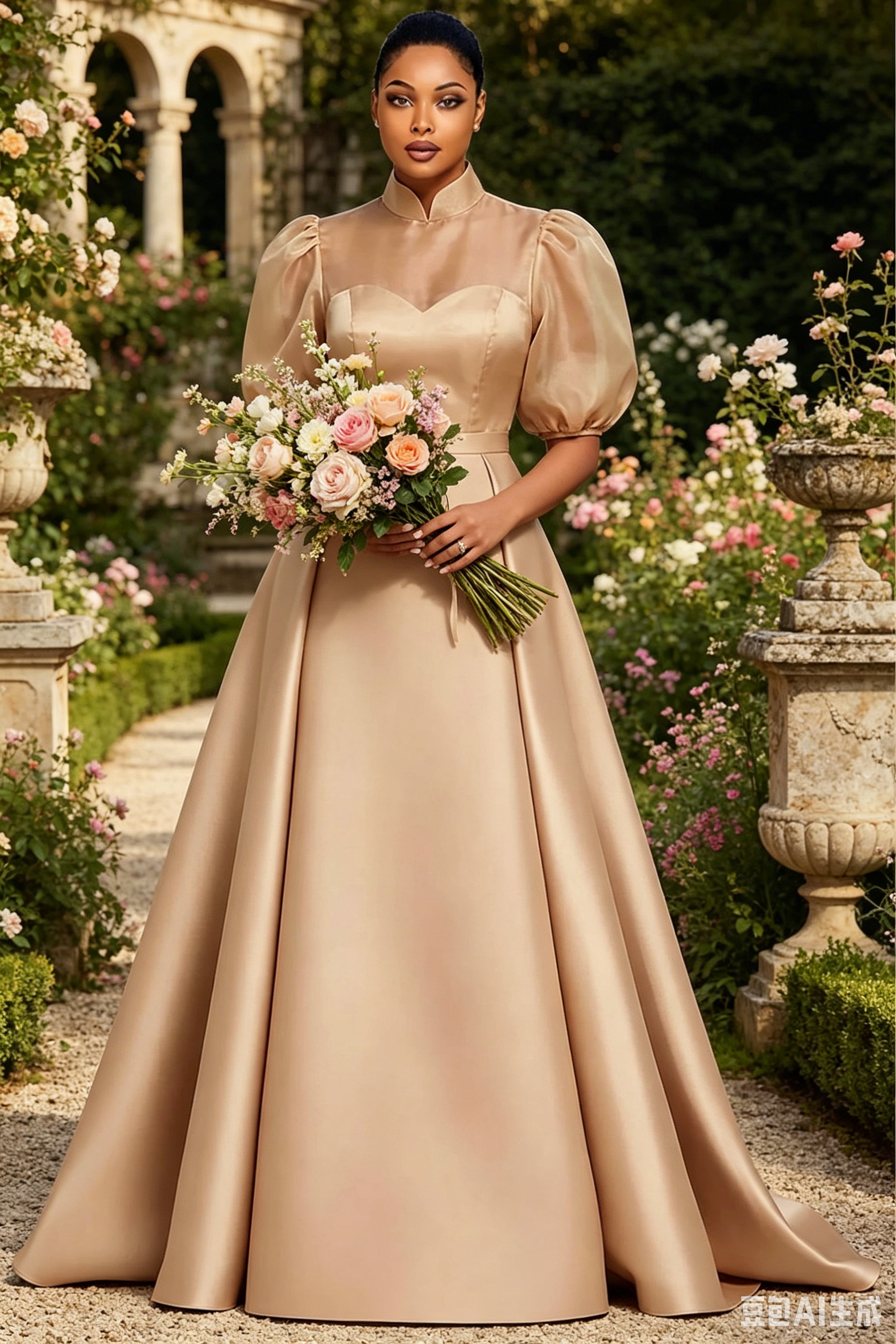 Plus Size Elegant Satin Prom D - Wedding Support ulasan dan harga
