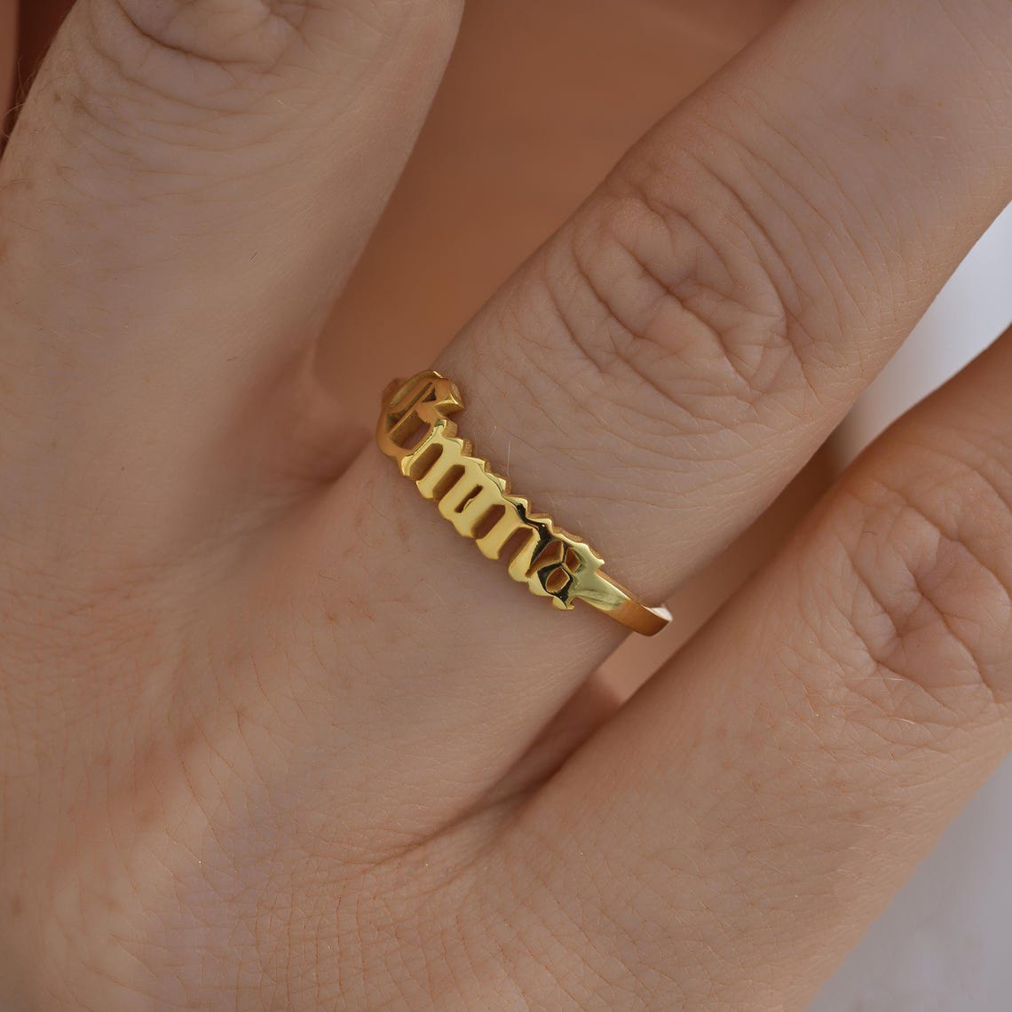 Custom Gold Ring Women Gothic  - Wedding Zone ulasan dan harga