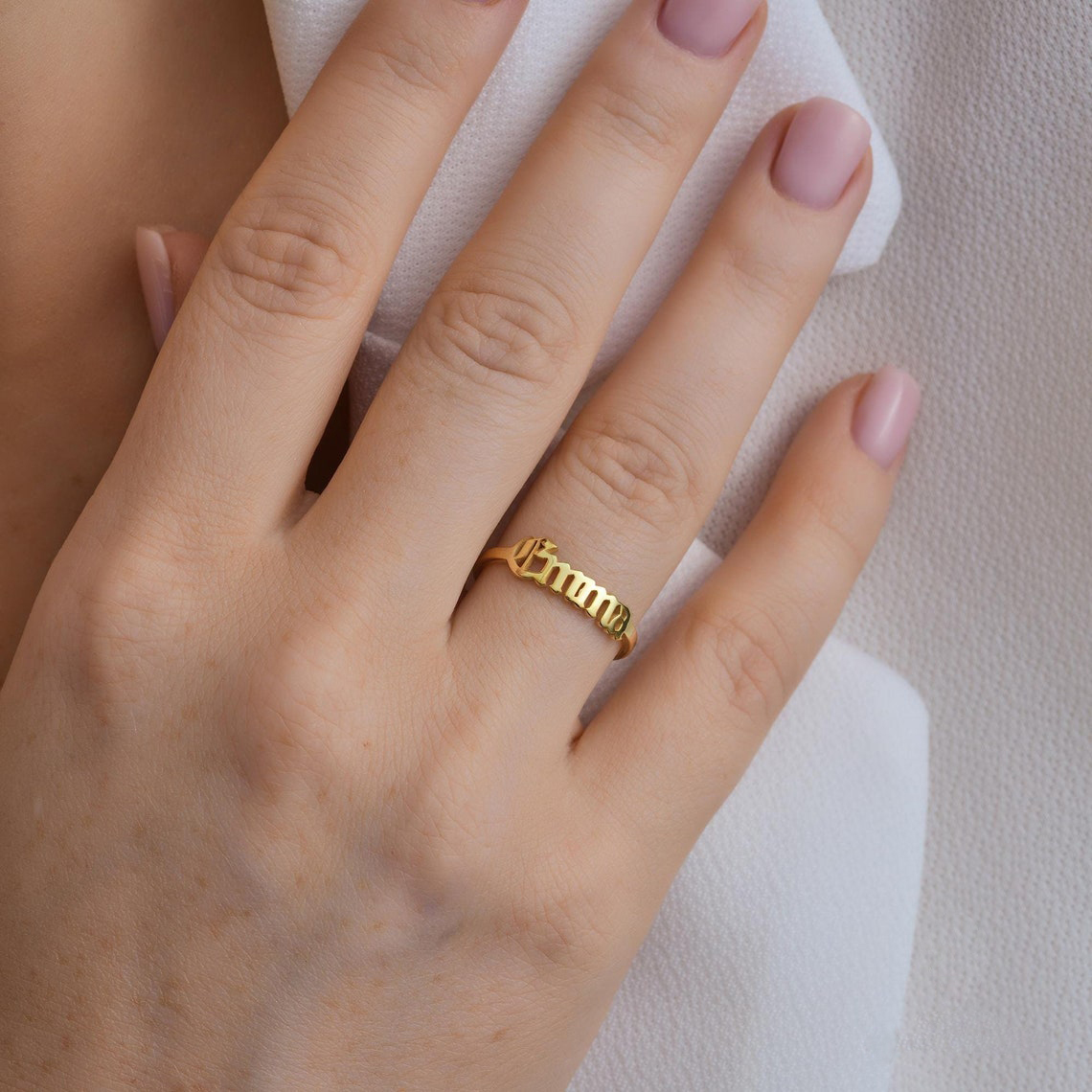 Custom Gold Ring Women Gothic  - Wedding Zone ulasan dan harga