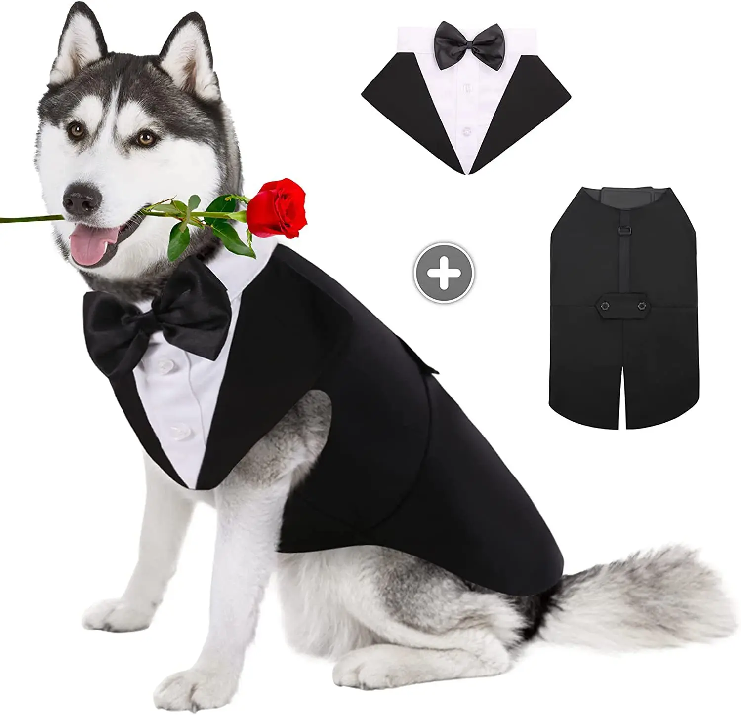 Pet Dog Clothes Fashion Party  - Suitsupply Wedding Tuxedo ulasan dan harga