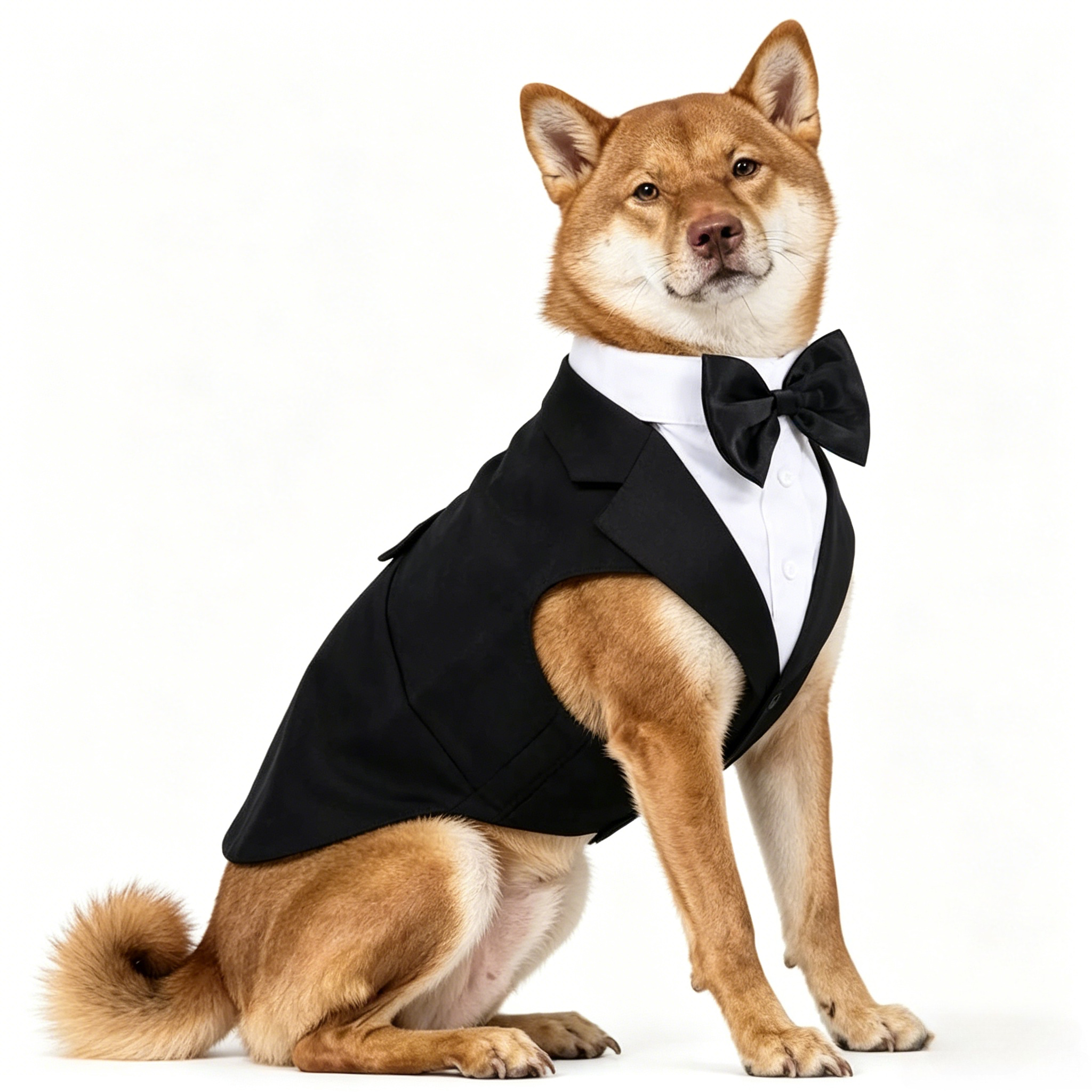 Pet Dog Clothes Fashion Party  - Suitsupply Wedding Tuxedo ulasan dan harga