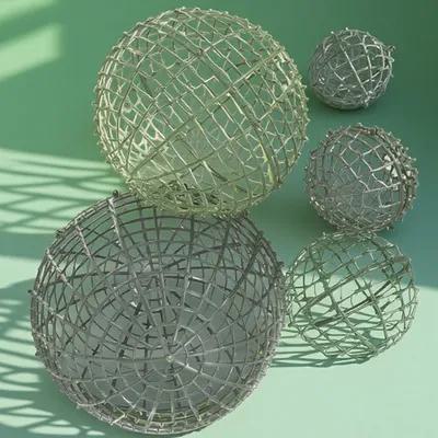 5Pcs Decorative Flower Ball Fr - Wedding Support ulasan dan harga