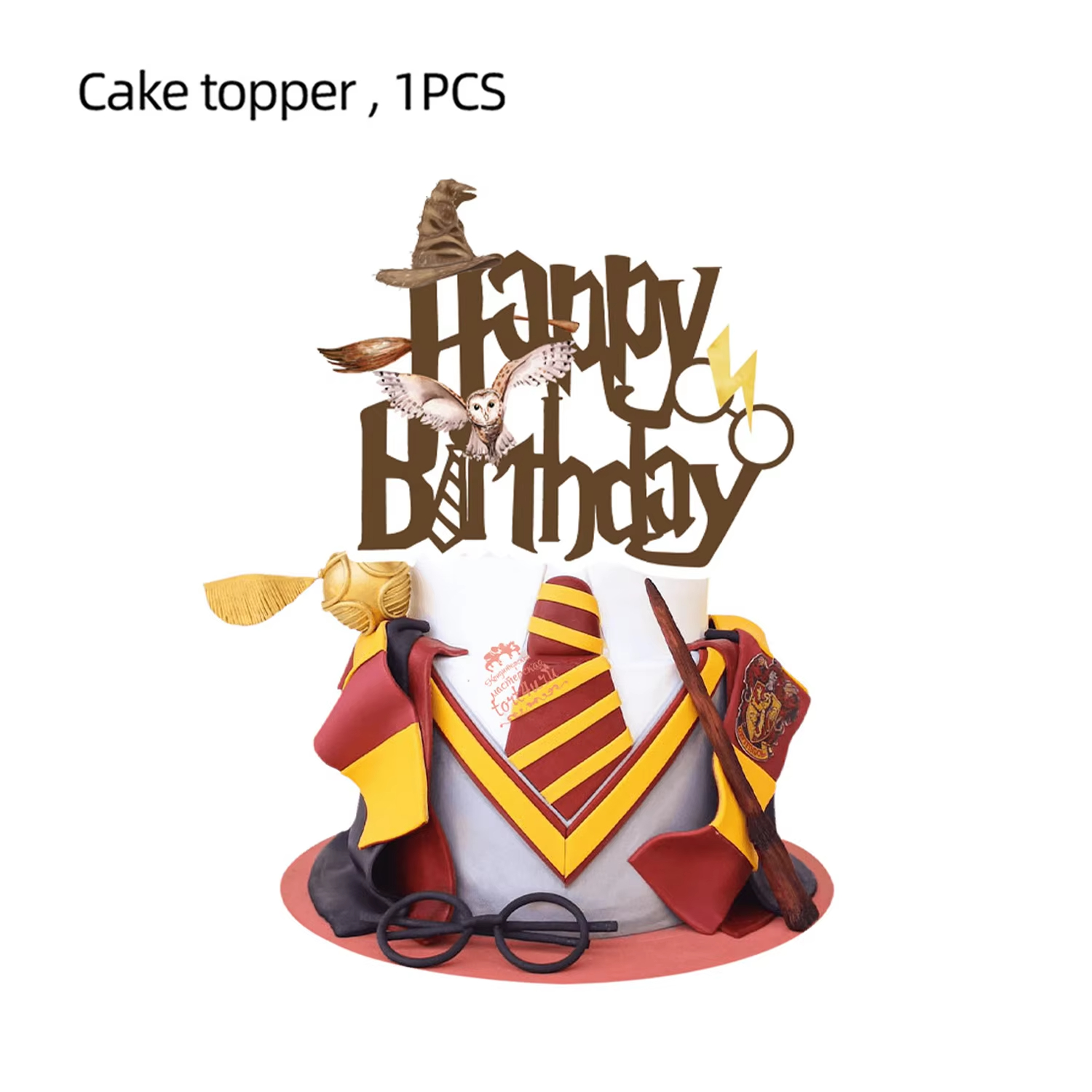 Harry Potter Cake Topper Party - Good Supply Wedding Cake ulasan dan harga