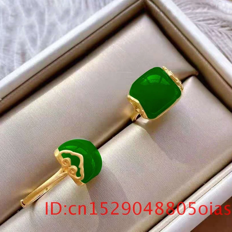 Natural Hetian Jade Ring Fashi - Wedding Zone ulasan dan harga