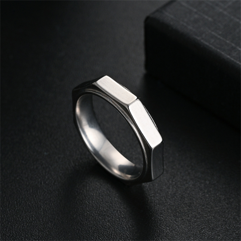 5MM Fashion Hexagon Titanium S - Wedding Zone ulasan dan harga