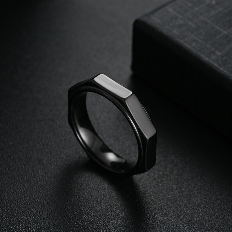 5MM Fashion Hexagon Titanium S - Wedding Zone ulasan dan harga